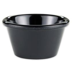 GET S-630-BK 3 oz Melamine Ramekin, Black