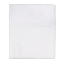 Risch 300 8.5X11 Triple Pocket Vinyl Menu Cover, 8 1/2"W x 11"H, Clear, Case of 48