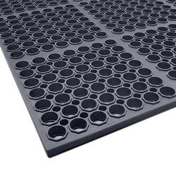 Cactus Mat 3525-C1 Anti Fatigue Floor Mat - 3' x 5', Rubber, Black