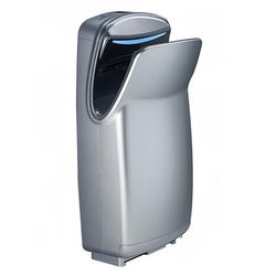 World Dryer V-649A Automatic Vertical Hand Dryer w/ 12 Second Dry Time - Plastic Housing, Silver, 110-120v