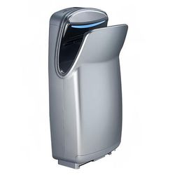 World Dryer V-649A Automatic Vertical Hand Dryer w/ 12 Second Dry Time - Plastic Housing, Silver, 110-120v