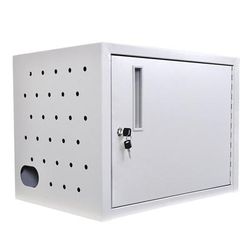 Luxor LLTMW12-G Wall/ Desk Charging Box w/ 12 Tablet Capacity, Gray