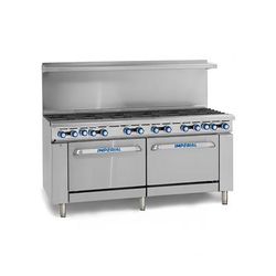 Imperial IR-12-E-CC 72" 12 Sealed Element Commercial Electric Range, 240v/1ph, Stainless Steel