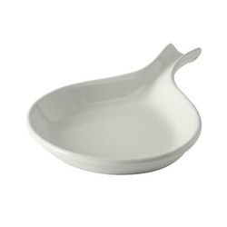 Tuxton BWP-114 18 oz DuraTuxÂ© Fry Pan Server - Ceramic, White
