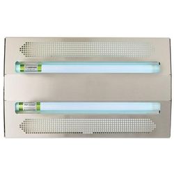 Gardner FL-215S Wall Mount UV Insect Light Trap w/ Glueboard - 1500 sq ft Range, Stainless Steel, 115 V