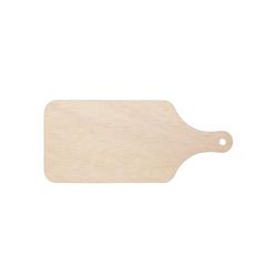 VerTerra CB-RC-2X4 Rectangular Disposable Serving Board - 2" x 4", Balsa Wood, Disposable Balsa Wood, Beige