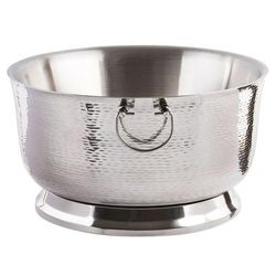 Tablecraft BTB2111 8 3/4 gal Round Cooling Tub - 21 1/2"D x 11"H, Stainless, Silver