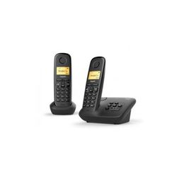 Gigaset A 270 A DUO Telefono analogico/DECT Identificatore di chiamata Nero