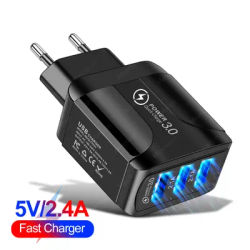 Chargeur rapide USB 3.0 4.0 adaptateur de charge rapide 3A pour téléphone Portable compatible avec