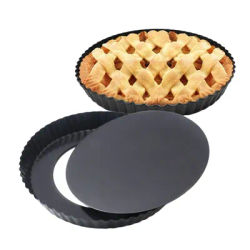 Moules à tarte antiadhésifs 6 tailles pour muffins cupcakes Pizza Quiches ustensiles de