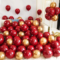 40/20 pièces 10 pouces grenade rouge confettis ballons en Latex Globos de mariage anniversaire bébé douche maison nouvel an décorations de fête