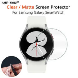 Protecteur d'écran Ultra clair/mat Film souple pas du verre pour Samsung Galaxy Watch 4 3 Watch 4