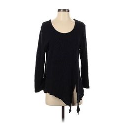 Pebble and Stone Pullover Sweater: Black Tops - Women's Size 1