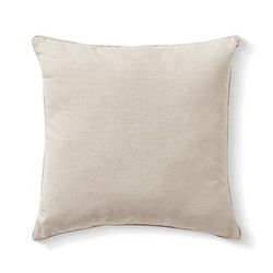 Sunbrella Piped Outdoor Pillow - 16" Square, 16" Square/Pumice - Grandin Road