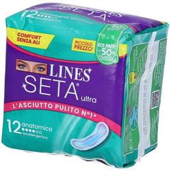 LINES Seta Ultra Anatomico 12 pz Assorbenti