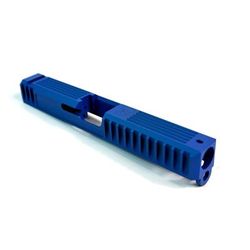 Gun Cuts Bulldog Slide for Glock 17 Optic Cut NRA Blue GC-G17-BUL-NBL-RMR