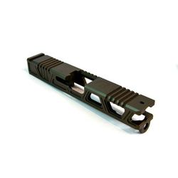 Gun Cuts Cyberpunk Slide for Glock 19 No Optic Cut Midnight Bronze GC-G19-CYB-MBR-NO