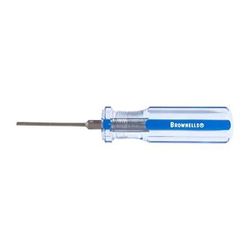 Brownells Fixed Blade Gunsmith's Screwdrivers - 2 Fixed-Blade Screwdriver .120 Shank .040 Blade Thi