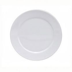 Oneida F8010000149 10 1/4" Round Buffalo Plate - Porcelain, Bright White