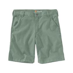 Carhartt Men's Rugged Flex Relaxed Fit Canvas Work Shorts, Jade SKU - 735360