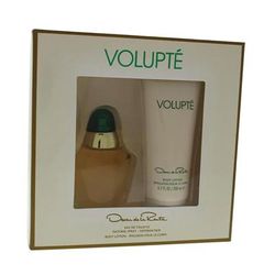 VOLUPTE 2 PCS SET By Oscar De La Renta ( 3.4 Oz EDT Spray, 6.7oz Body Lotion .) Standard Eau De Toilette for Women