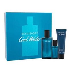Davidoff Cool Water 3 Piece Gift Set by Davidoff for Men Standard Eau De Toilette for Men