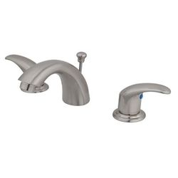 Kingston Brass KB958LL Legacy Mini-Widespread Bathroom Faucet, Brushed Nickel - Kingston Brass KB958LL