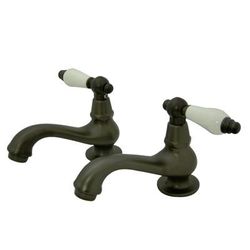 Kingston Brass KS1105PL Heritage Basin Tap Faucet, Oil Rubbed Bronze - Kingston Brass KS1105PL