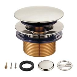 Kingston Brass KBU2006 Eugene Tip-Toe Tub Drain Conversion Kit, Polished Nickel - Kingston Brass KBU2006