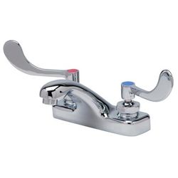 Zurn Industries Z81104-XL-3M Deck Mount Lavatory Faucet w/ 4" Spout & 0.5 gpm Aerator - 4" Centers, Chrome