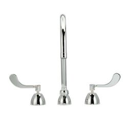 Zurn Industries Z831C4-XL Deck Mount Lavatory Faucet w/ 8" Gooseneck Spout & 2.2 gpm Aerator - Chrome