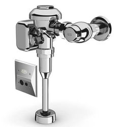 Zurn Industries ZEMS6003AV-WS1-W1 Automatic Sensor Flush Valve for 3/4" Urinals w/ 3/4" Top Spud - 1.0 gpf, Chrome Plated Metal Cover
