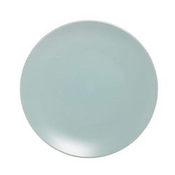 10 Strawberry Street WM-1-MINBLU-6 10 1/2" Round Wazee Matte Dinner Plate - Stoneware, Mineral Blue