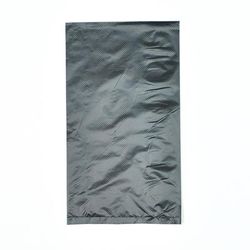 LK Packaging C09BK Merchandise Bag - 6 1/4" x 9 1/4", 0.6 mil HDPE, Black