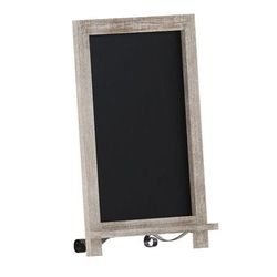 Flash Furniture HFKHD-GDI-CRE8-822315-GG Chalkboard Sign w/ Legs - 12"W x 17"H, Pine Wood Frame, Brown