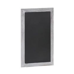 Flash Furniture HGWA-GDIS-CRE8-362315-GG Wall Mount Chalkboard Sign - 20"W x 30"H, Pine Wood Frame, White, White Pine Wood Frame