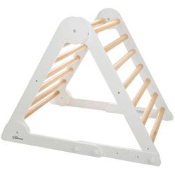 Little Partners Learn N Climb Triangle - Soft White / Natural (Unassembled)