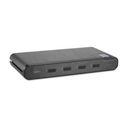 Belkin Universal 2nd Gen Secure KVM Switch, 4-Port Single Head No CAC F1DN104KVM-UNN4