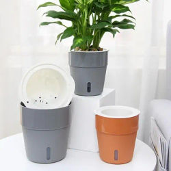 Pot de fleur auto-arrosage pots de plantes succulentes vase de fleurs plantes Sonetas 138