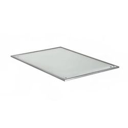 Eastern Tabletop H945GLS Tile Inset - 31 7/16" x 22 1/4", Glass, Stainless Steel