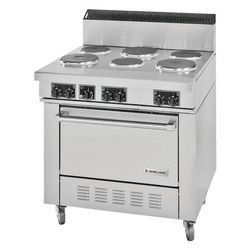 Garland SS686 240/1 36" Sentry Series 6 Sealed Element Commercial Electric Range w/ Standard Oven, 240v/1ph, Stainless Steel