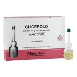 GLICEROLO Marco Viti Bambini 4,5 g Soluzione Rettale 6x4,5 Clistere