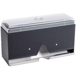Vollrath 3805-06 Single Sided Straw Dispenser - 200 Capacity, Black, 200 Straw Capacity, 12-1/4" x 4-7/16" x 7"