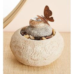 1-800-Flowers Home Decor Outdoor Garden Outdoor Garden Decor Delivery Serene Butterfly Water Fountain