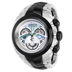 Open Box Invicta Reserve S1 Swiss Ronda Z60 Caliber Men's Watch w/ Abalone Dial - 54mm Steel Black (AIC-38865)