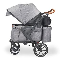 Larktale Sprout Single-to-Double Stroller Wagon - Byron Black
