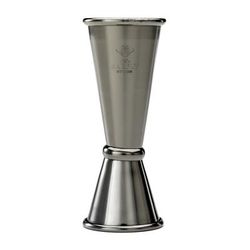 Barfly M37002BK Double Japanese Style Jigger - 25 ml & 50 ml, Gun Metal Black