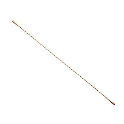 Barfly M37033CP 17 1/8" Double End Cocktail Stirrer, Copper, Gray