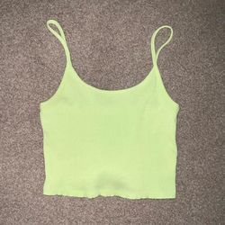 American Eagle Outfitters Tops | American Eagle Tank | Color: Green/Yellow | Size: M