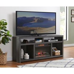 "Lexington Rectangular 70" Solid Wood TV Stand in Grey - Martin Svensson 903029"